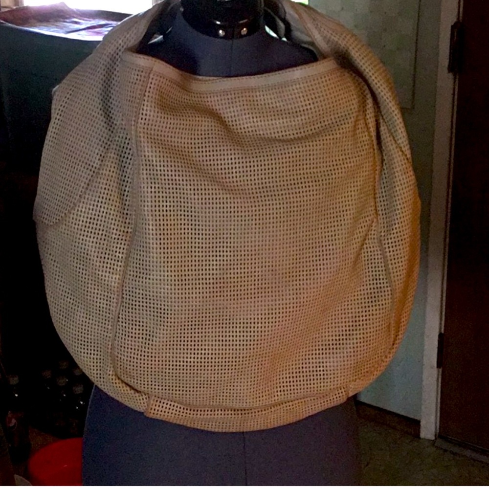 Givenchy Authentic Eclipse Perforated Leather Hob… - image 1